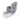 Premium - Katy II White/Silver Pedicure Chair