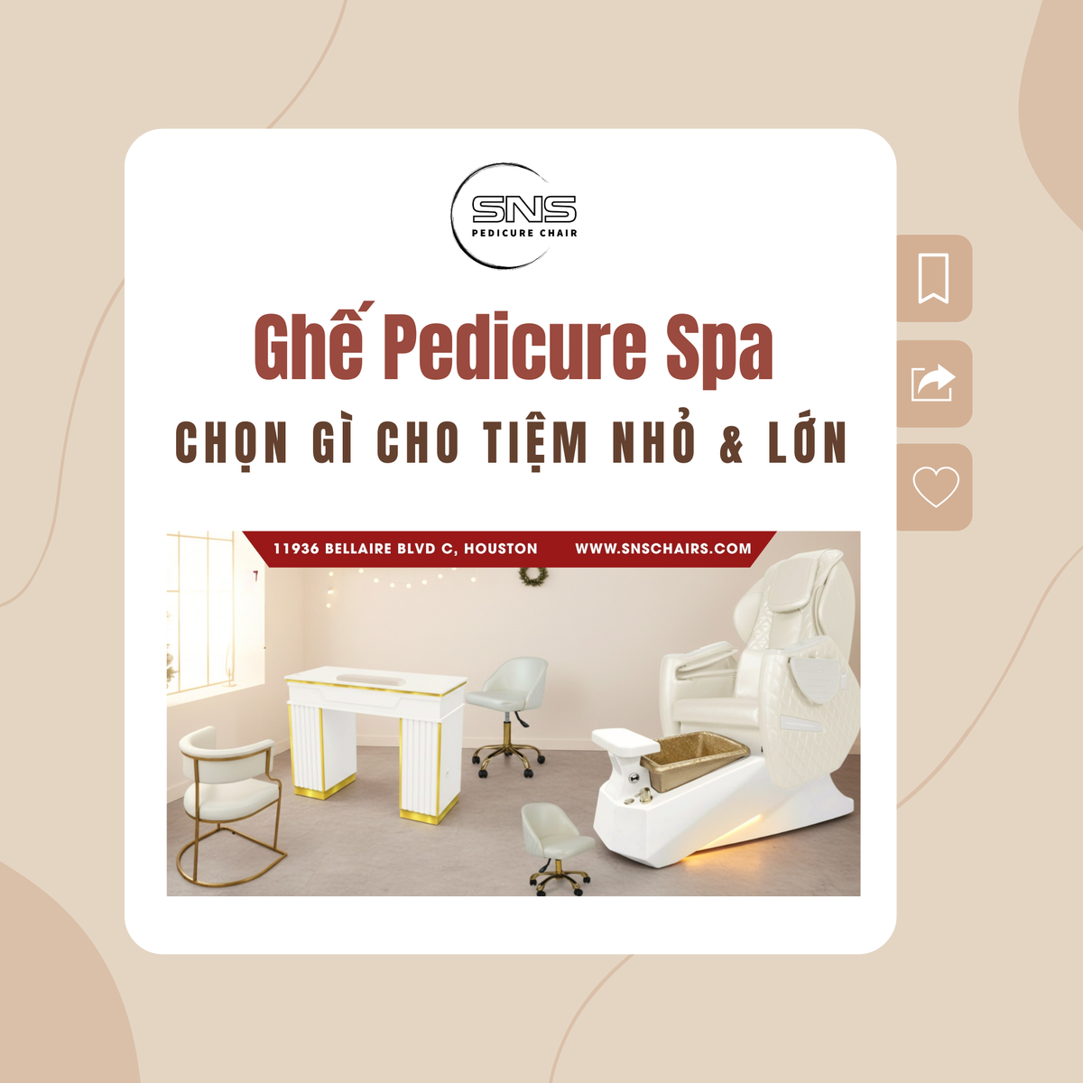 Ghế Pedicure Spa: Chọn Gì Cho Tiệm Nhỏ & Lớn