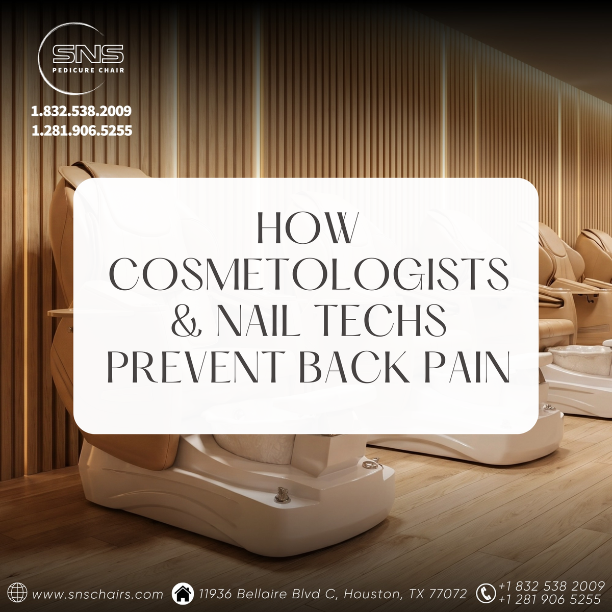 How Cosmetologists & Nail Techs Prevent Back Pain