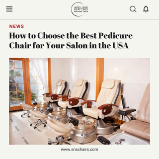 How to Choose the Best Pedicure Chair for Your Salon in the USA
