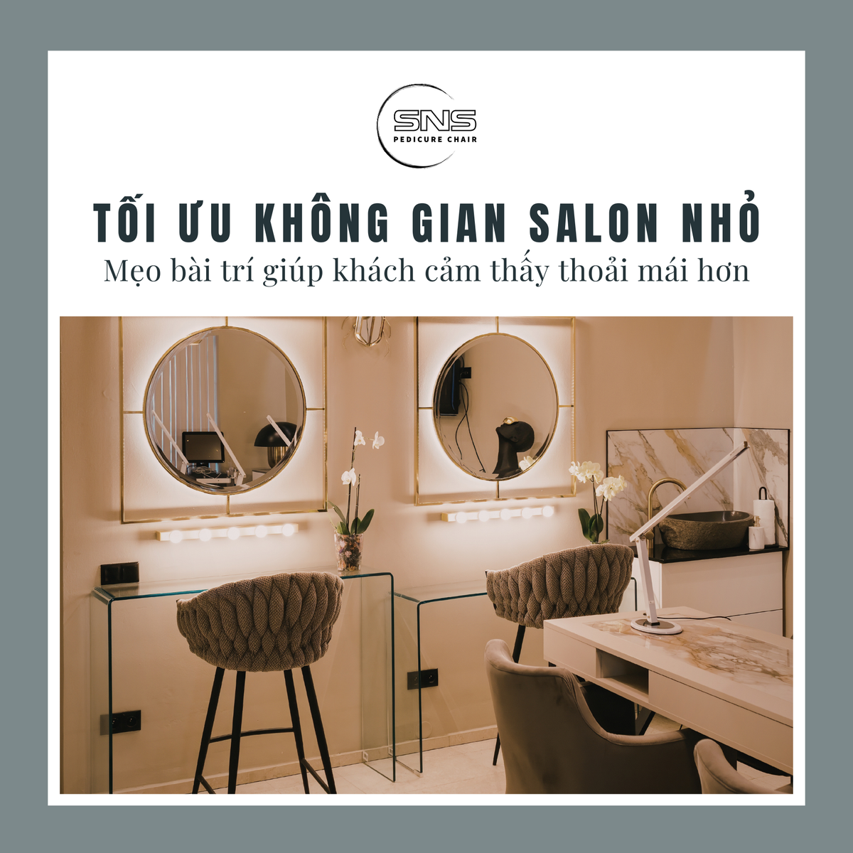 Tối ưu không gian salon nhỏ: Mẹo bài trí giúp khách cảm thấy thoải mái hơn
