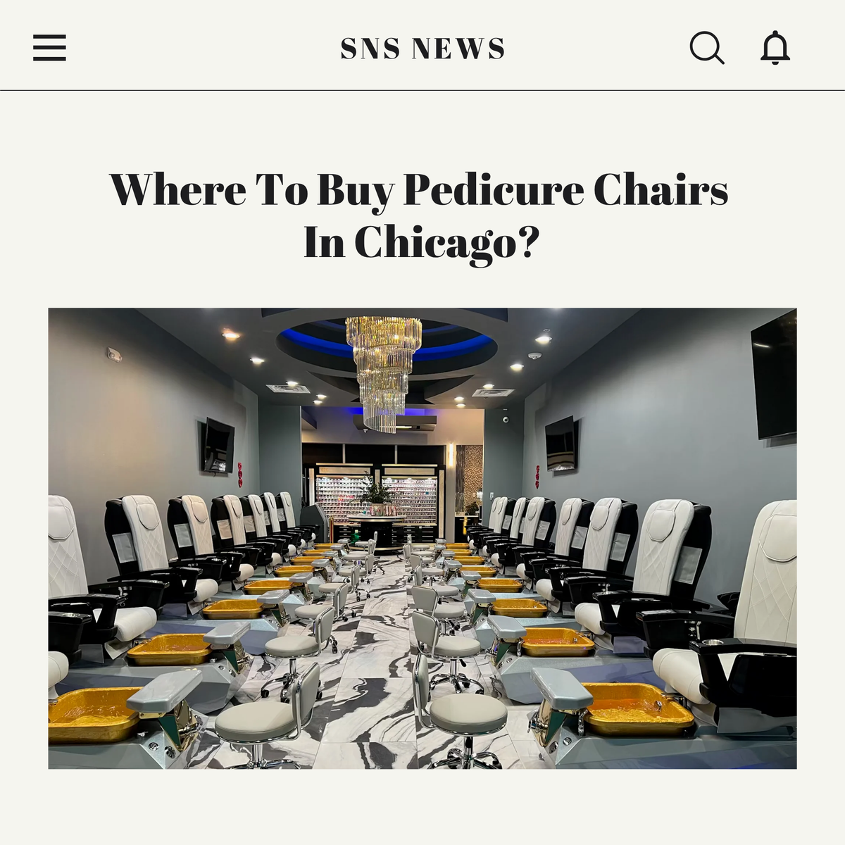 Where To Buy Pedicure Chairs In Chicago?