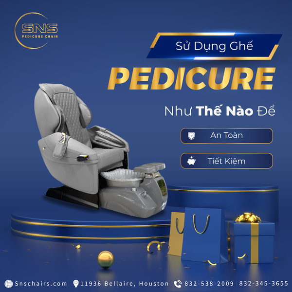 Sử dụng ghế Pedicure thế nào để an toàn và tiết kiệm điện? - SNS Chairs