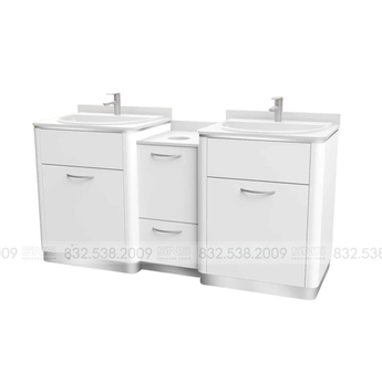 Taylor White Double Sink w Bowl