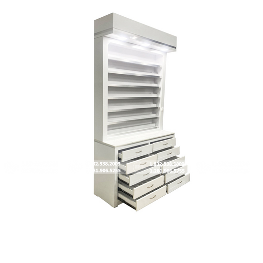 Translation missing: en.Taylor White Polish Powder Cabinet Stand L48V