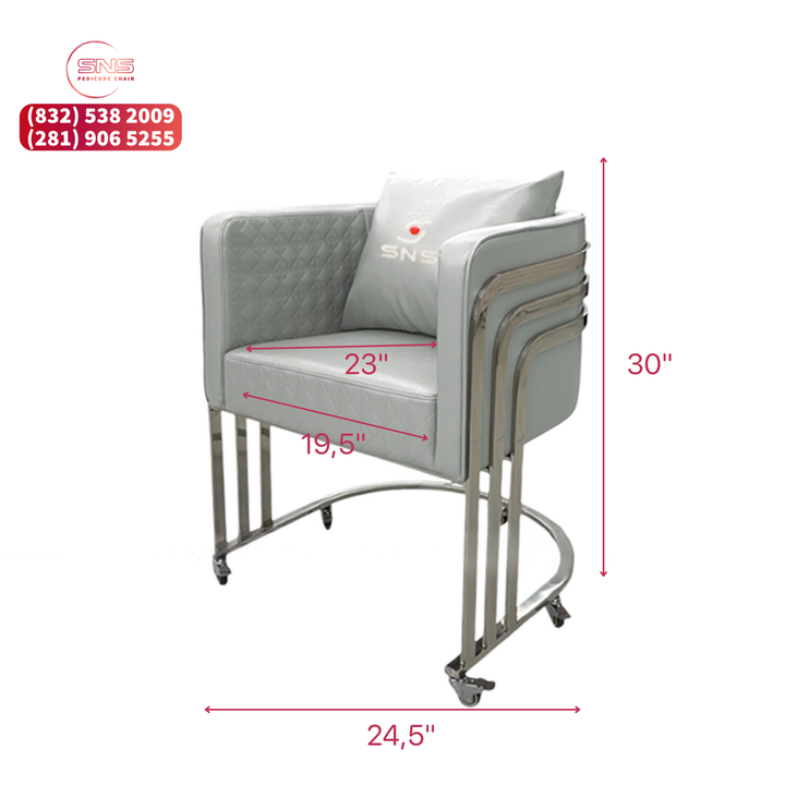 Translation missing: en.Combo Cuttie Customer | Erika Technician Chair | Silver