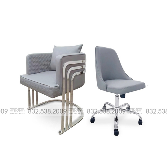 Translation missing: en.Combo Cuttie Customer | Erika Technician Chair | Silver