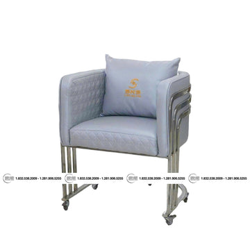 Translation missing: en.Cuttie Customer Chair / Frosted Silver