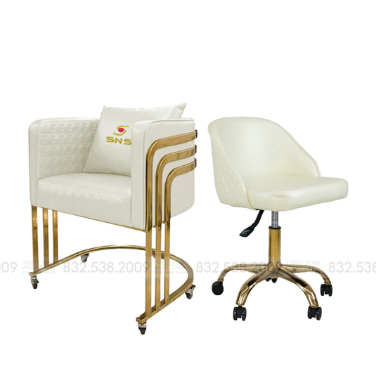 Translation missing: en.Combo Cuttie Customer | Erika Technician Chair | Ivory