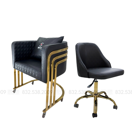 Translation missing: en.Combo Cuttie Customer | Erika Technician Chair | Black