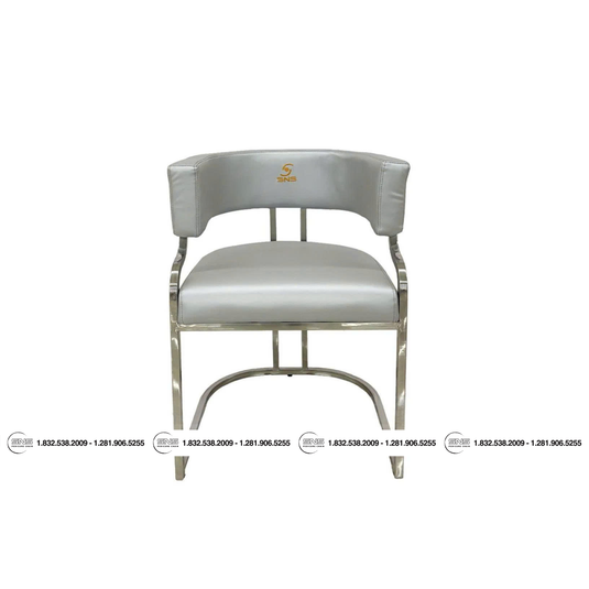 Translation missing: en.Milan Gray Customer Chair Wheels / No Wheels