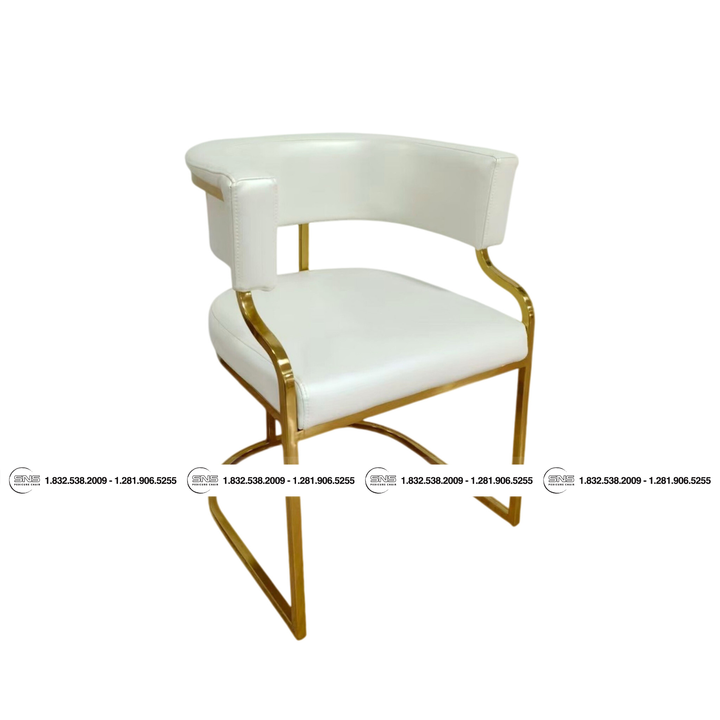 Translation missing: en.Milan Ivory Customer Chair Wheels / No Wheels