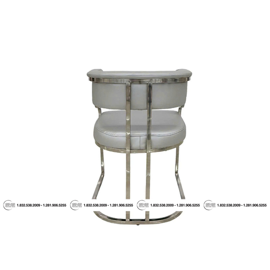 Translation missing: en.Milan Gray Customer Chair Wheels / No Wheels