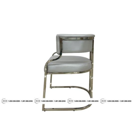 Translation missing: en.Milan Gray Customer Chair Wheels / No Wheels
