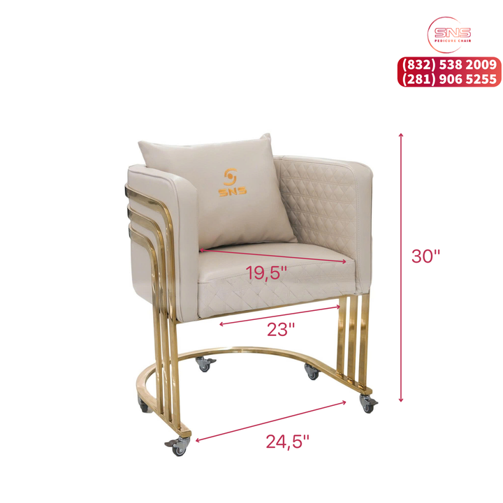 Translation missing: en.Combo Cuttie Customer | Erika Technician Chair |Beige