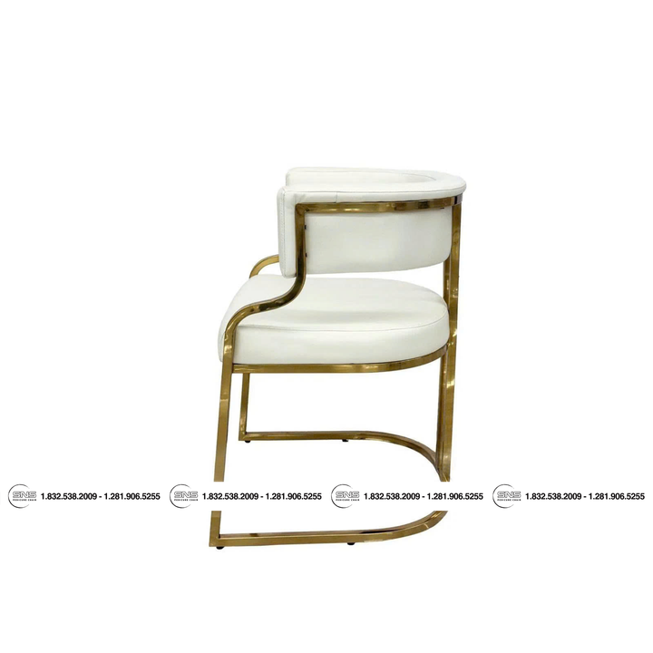 Translation missing: en.Milan Ivory Customer Chair Wheels / No Wheels