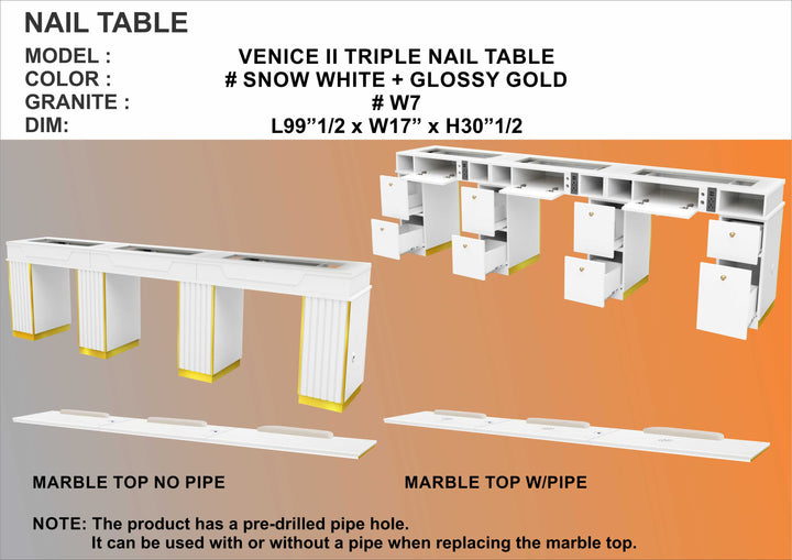 Translation missing: en.Venice II Tripple Table