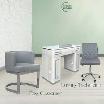 Manicure Set | Table and Chair | Foxy x Luxury