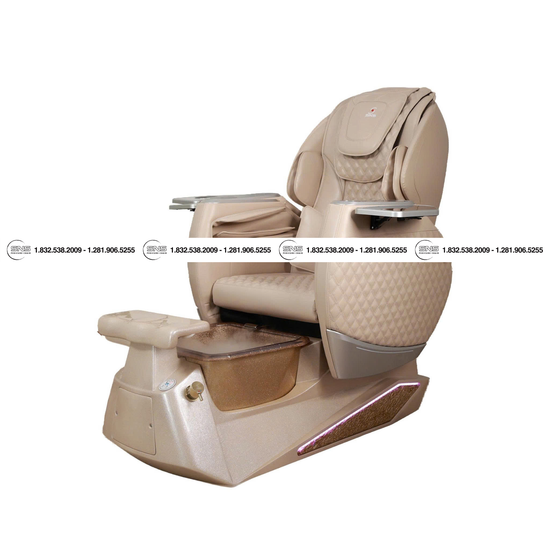 Translation missing: en.Pioneer III  Beige / Gold Pedicure Chair