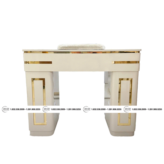 Translation missing: en.CHLOE Single Table Champagne/Gold