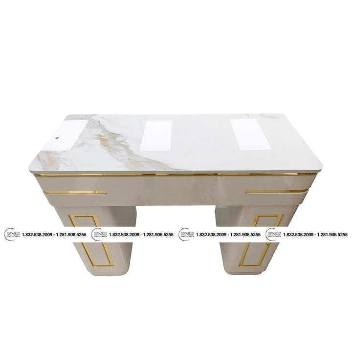 Translation missing: en.CHLOE Single Table Champagne/Gold