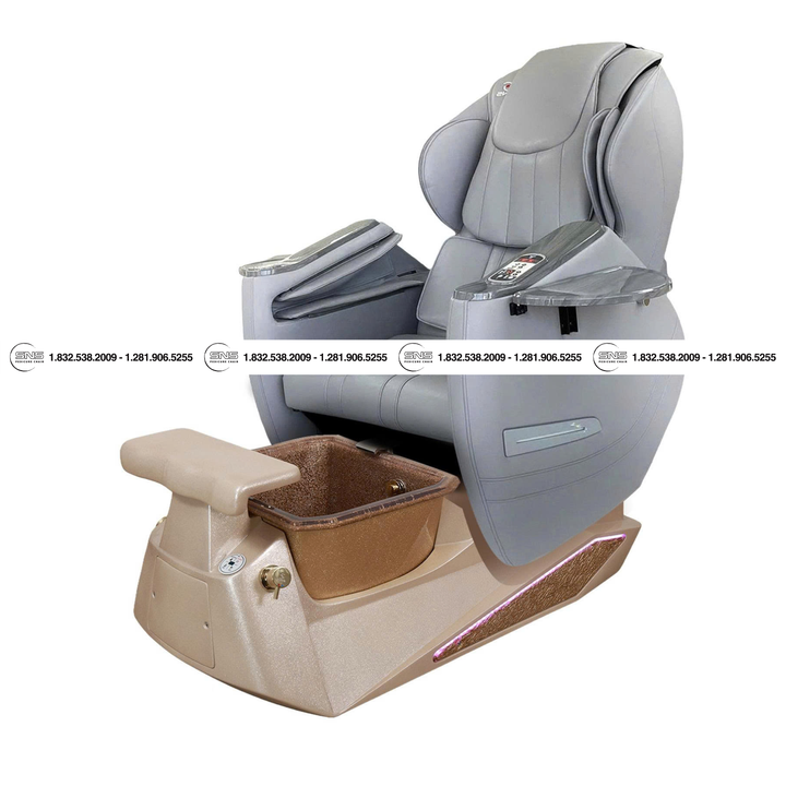 Translation missing: en.Pioneer II Beige / Gold Pedicure Chair