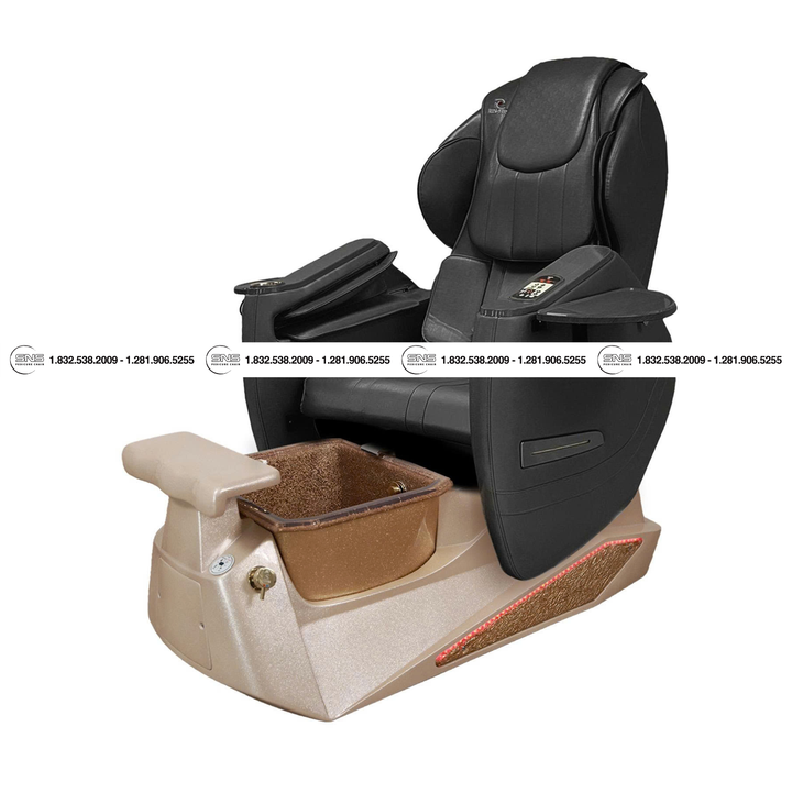 Translation missing: en.Pioneer II Beige / Gold Pedicure Chair