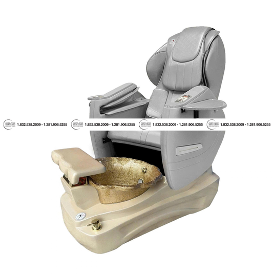 Translation missing: en.Katy II Golden Royal Pedicure Chair