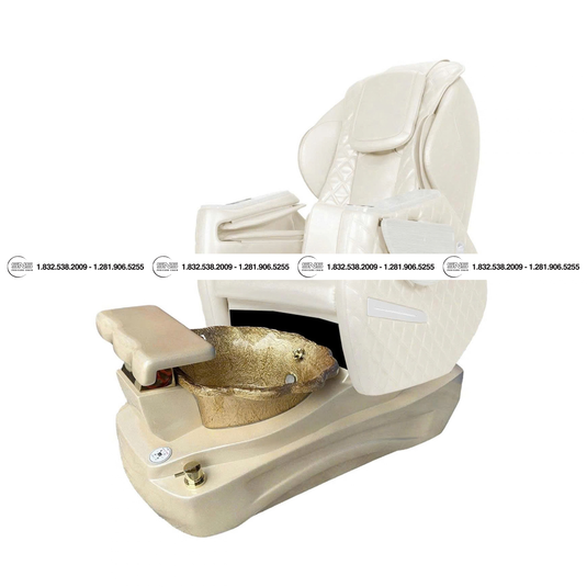 Translation missing: en.Katy II D Golden Royal Pedicure Chair