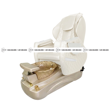 Translation missing: en.Katy II D Golden Royal Pedicure Chair