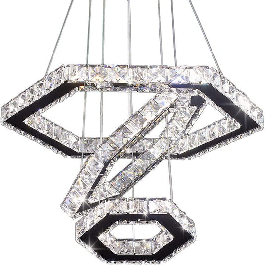 Translation missing: en.Crystal Polygon Light 3 Rings