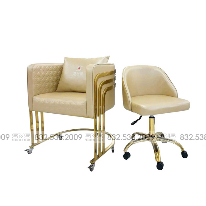 Translation missing: en.Combo Cuttie Customer | Erika Technician Chair | Gold