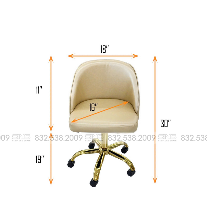 Translation missing: en.Combo Cuttie Customer | Erika Technician Chair | Gold