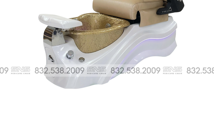 Translation missing: en.River White/Gold Tub only
