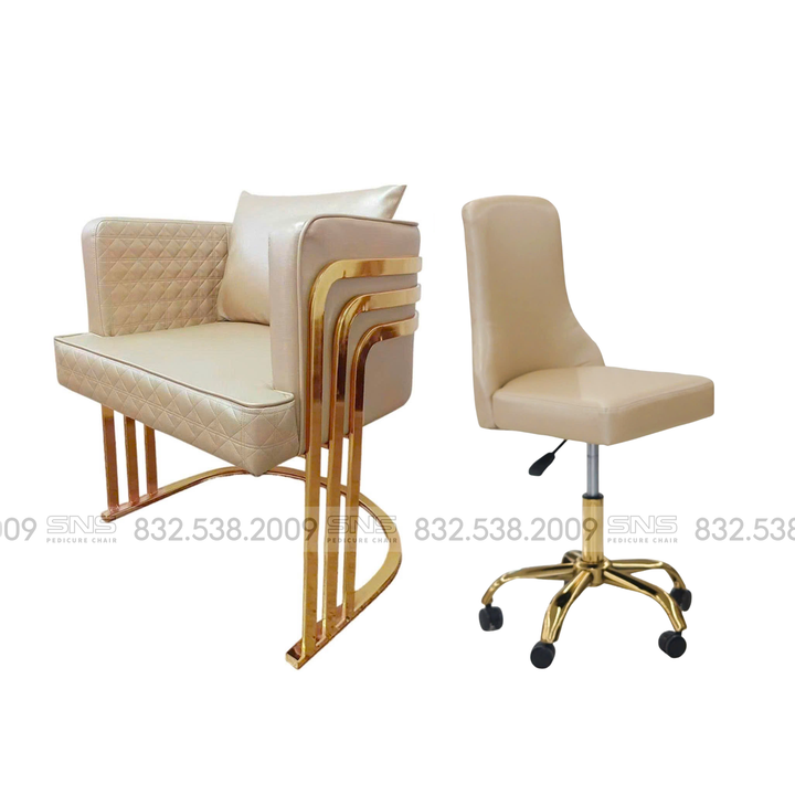 Translation missing: en.Combo Cuttie Customer  | Amber Technician Chair | Gold