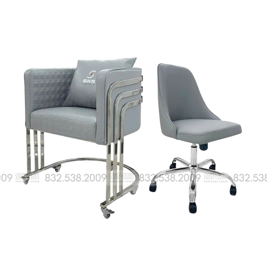 Translation missing: en.Combo Cuttie Customer | Erika Technician Chair | Silver