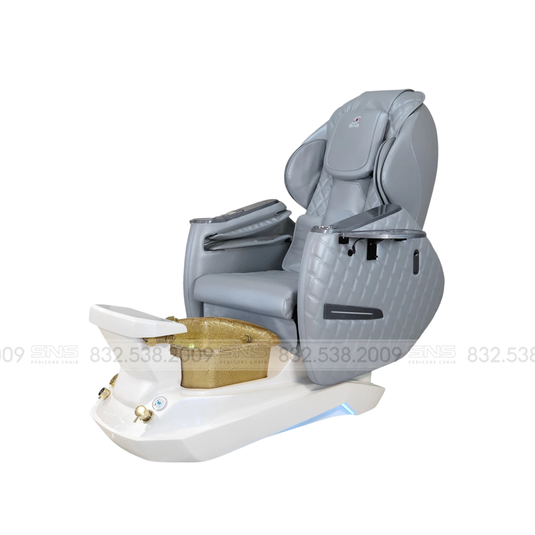 Translation missing: en.Miley II D White/Gold Spa