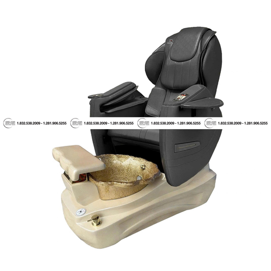 Translation missing: en.Katy II Golden Royal Pedicure Chair