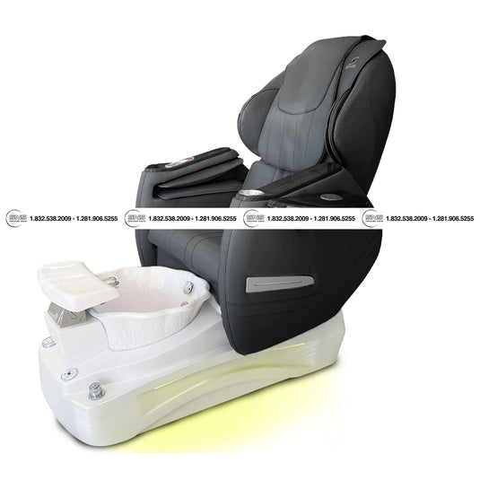 Translation missing: en.Katy II White/White Pedicure Chair