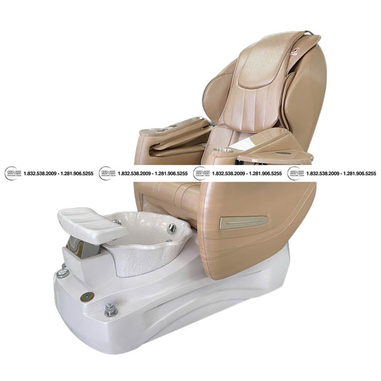 Translation missing: en.Katy II White/White Pedicure Chair
