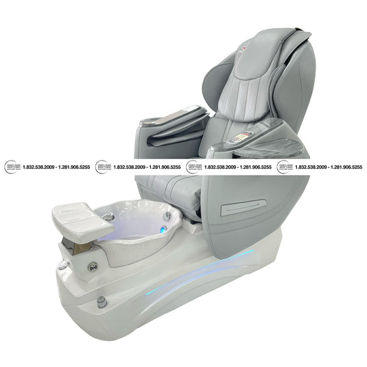Translation missing: en.Katy II White/White Pedicure Chair