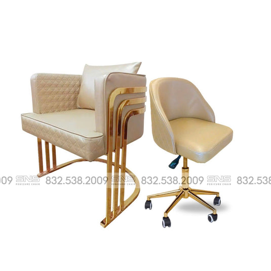 Translation missing: en.Combo Cuttie Customer | Erika Technician Chair | Gold