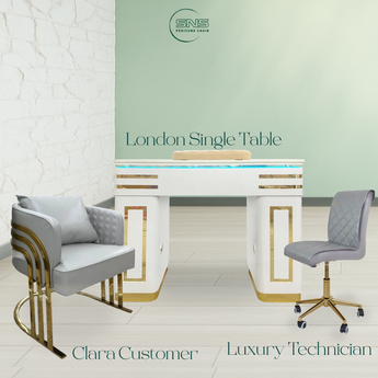 Manicure Set | Table and Chair | Clara x Luxury