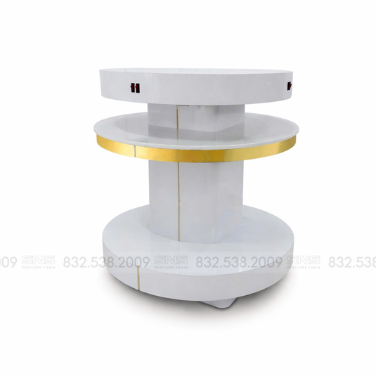 Translation missing: en.Kelly Dryer Table 28 - White/Gold