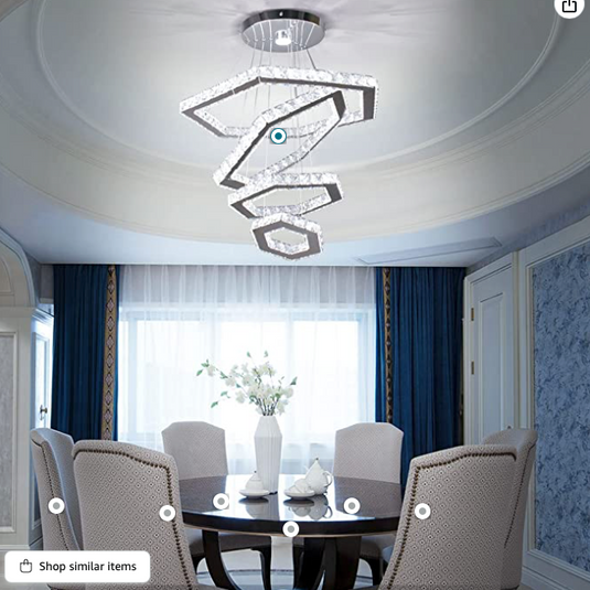 Translation missing: en.Crystal Polygon Light 4 Rings