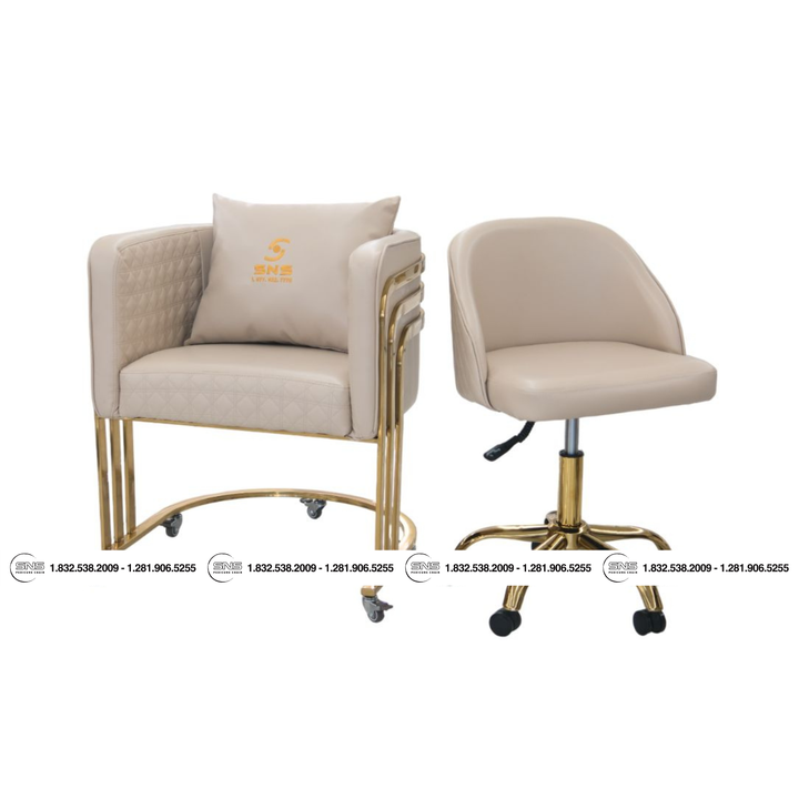 Translation missing: en.Combo Cuttie Customer | Erika Technician Chair |Beige
