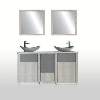 Taylor Double Sink 60 - Silver