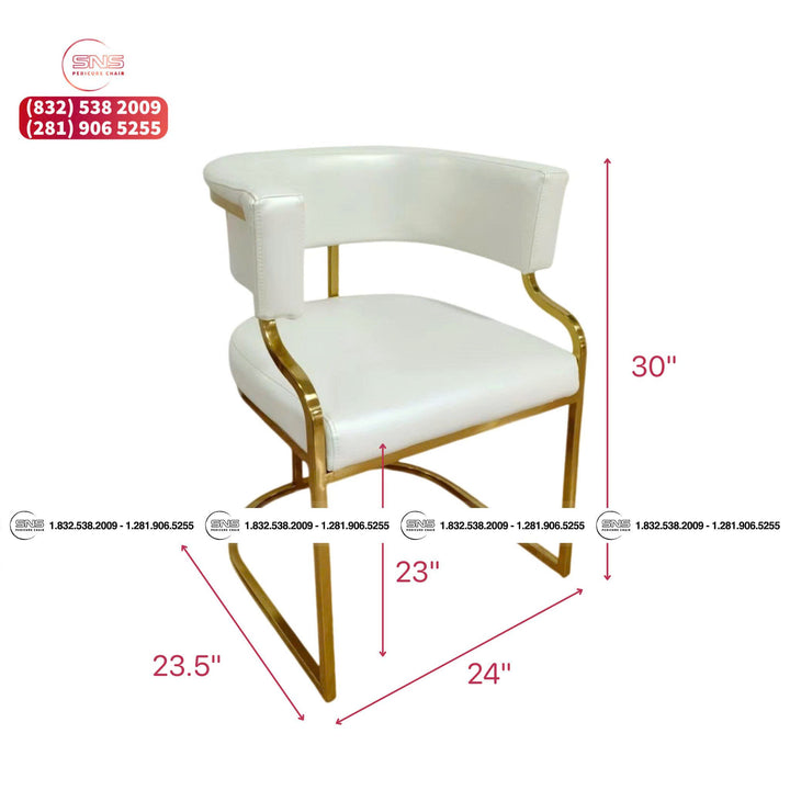 Translation missing: en.Combo Milan Customer Wheels / No Wheels | Erika Technician Chair | Ivory
