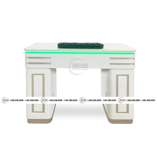 Translation missing: en.London Single Table - White/Silver