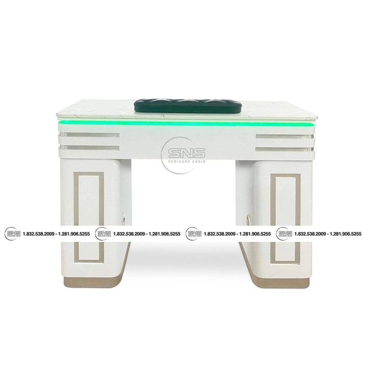 Translation missing: en.London Single Table - White/Silver
